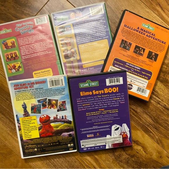 ELMO & Sesame Street DVD Bundle - Picture 4 of 6